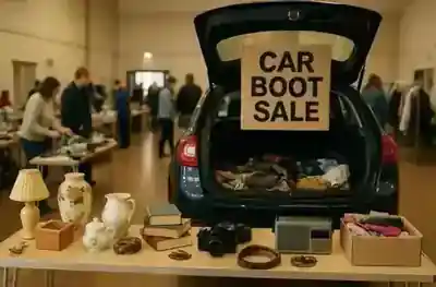 League of Friends car boot sale fundraising activity